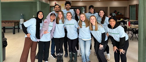 A group picture of Alternative Spartan Breaks volunteers from the November 23-24, 2024 Making Adventures Accessible experience.