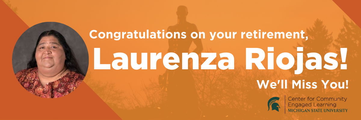 Congratulations on your Retirement, Laurenza Riojas! We'll Miss You!