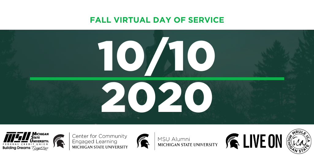 The Fall Day of Service is on October 10, 2020